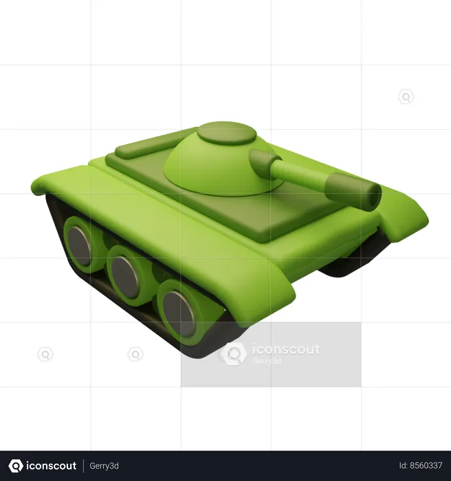 Military Tank  3D Icon