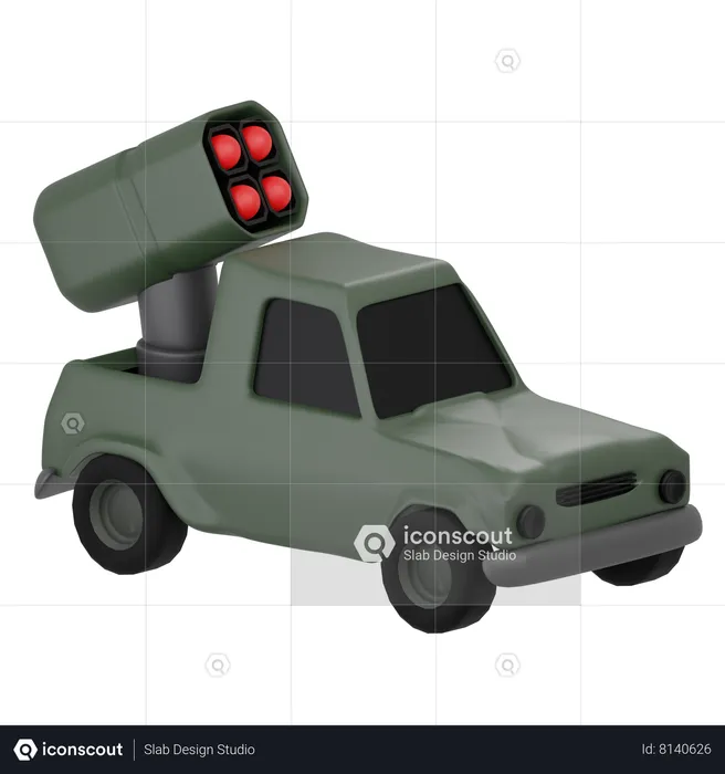 Military Truck  3D Icon