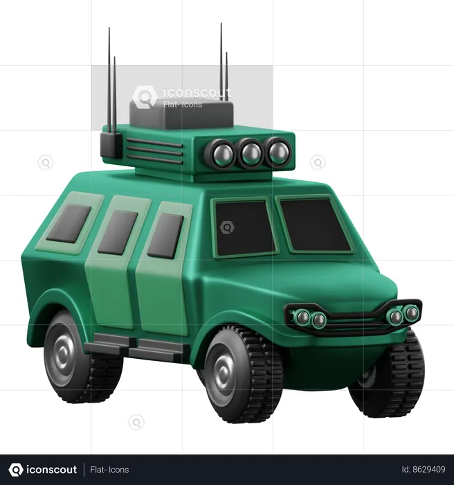 Military Vehicle  3D Icon