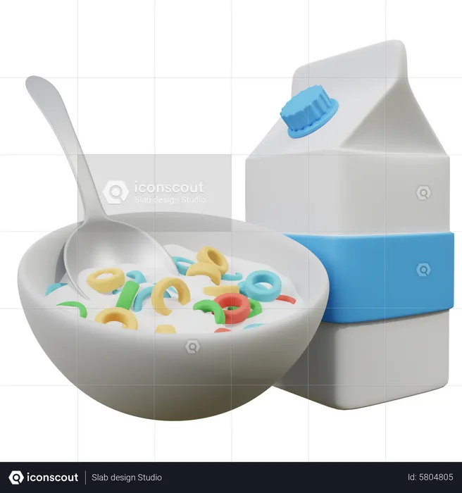 Milk Bowl  3D Icon