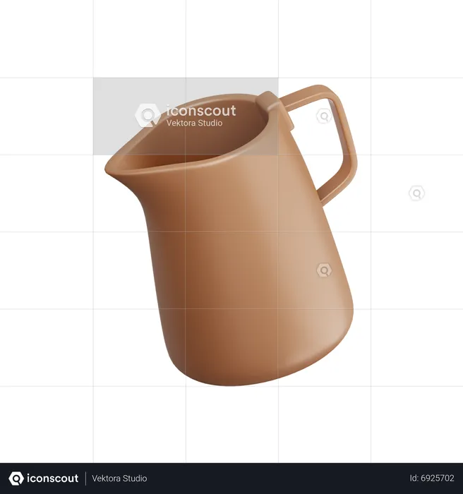 Milk Frothing Pitcher  3D Icon