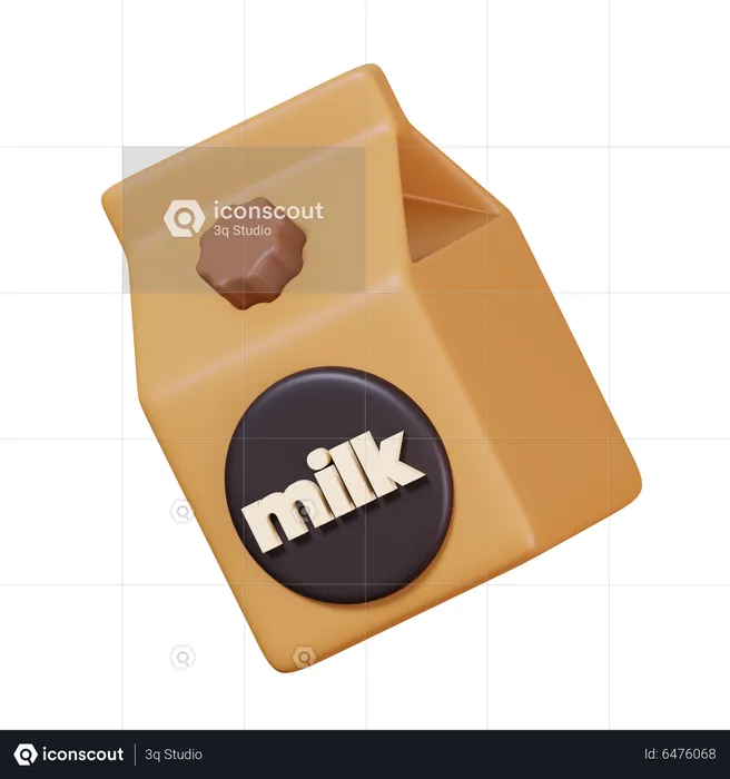 Milk Package  3D Icon