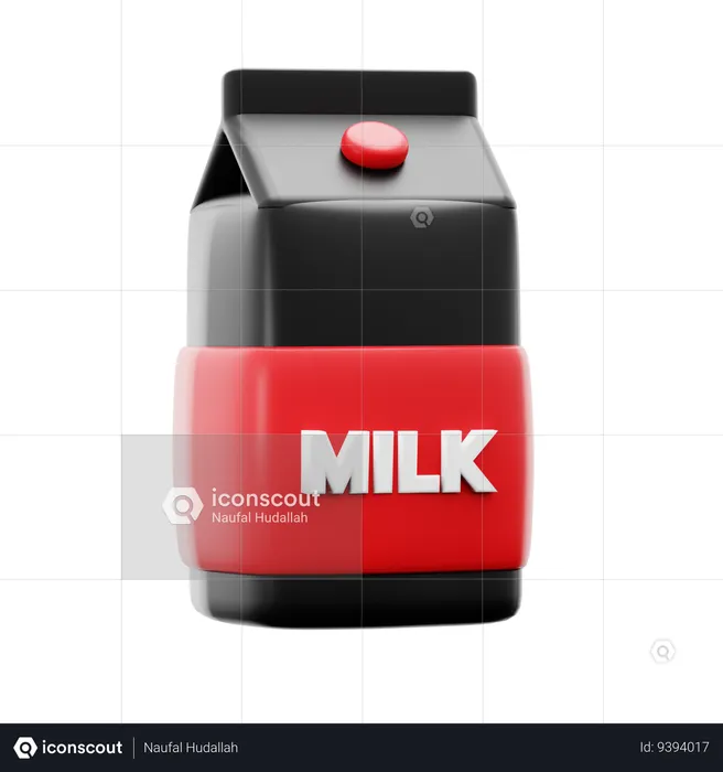 Milk Package  3D Icon