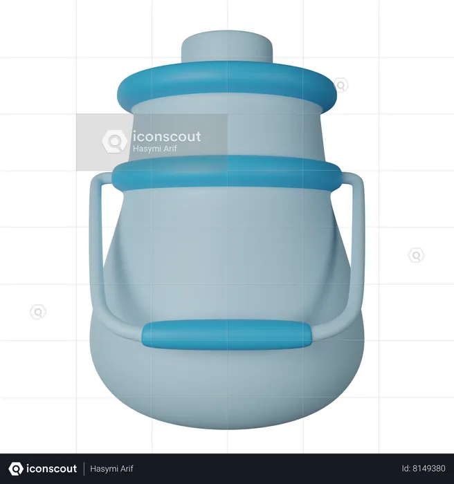 Milk Tank  3D Icon