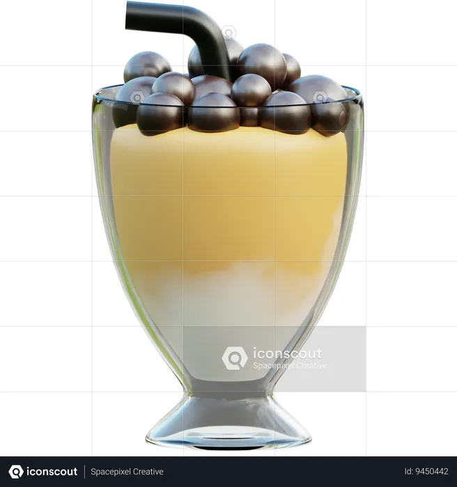 Milktea  3D Icon