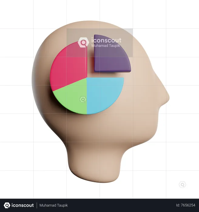 Mind Analytics  3D Icon