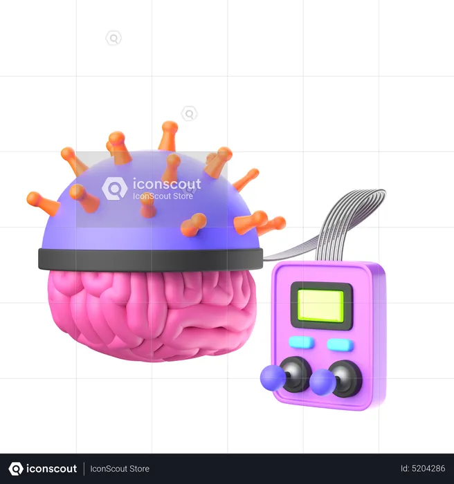 Mind Control  3D Icon