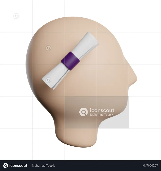 Mind Education  3D Icon