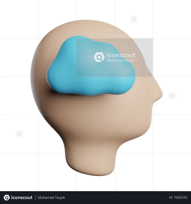 Mind Imagination  3D Icon