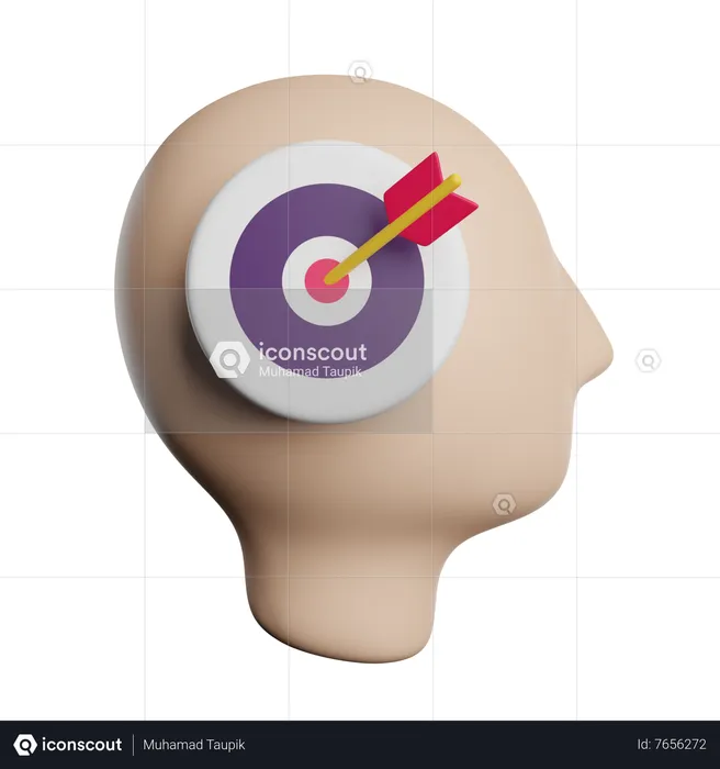 Mind Target  3D Icon