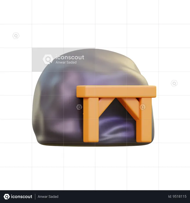 Mine  3D Icon