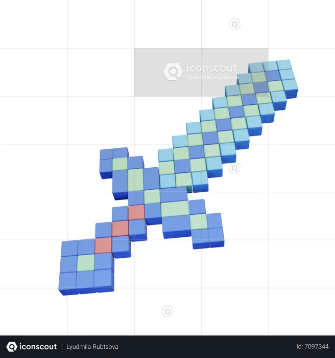 Diamond Sword Icon, Minecraft Iconpack