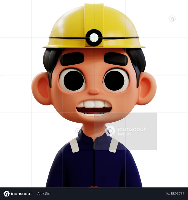 Miner  3D Icon