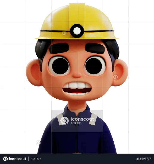 Miner  3D Icon