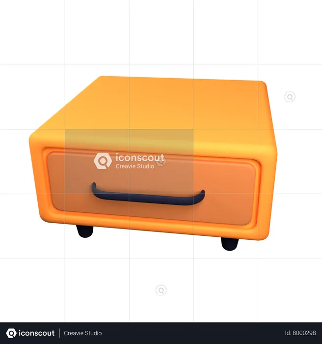 Mini-bureau  3D Icon