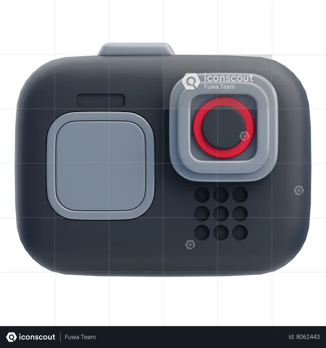 Mini Camera  3D Icon