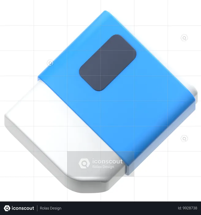 Mini Eraser  3D Icon