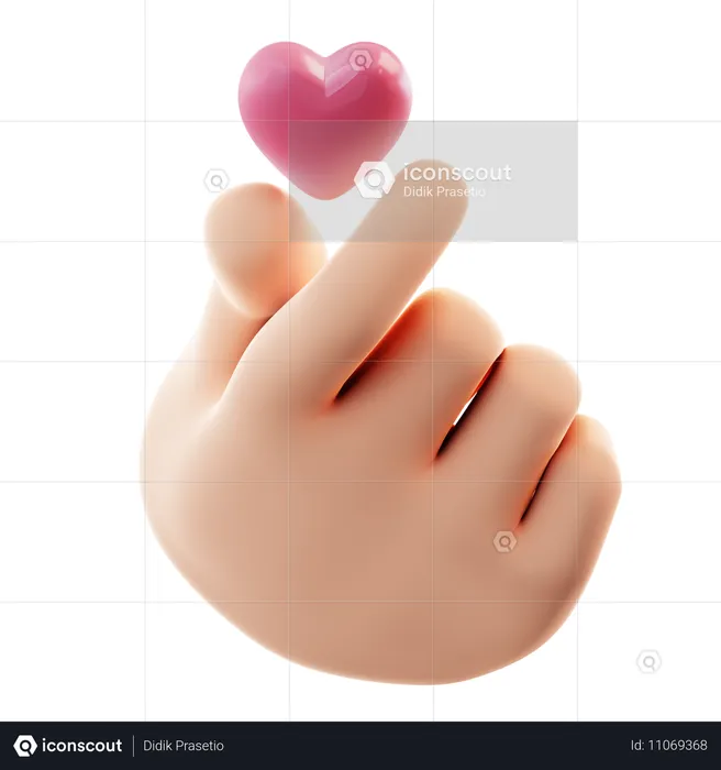 Mini Heart  3D Icon