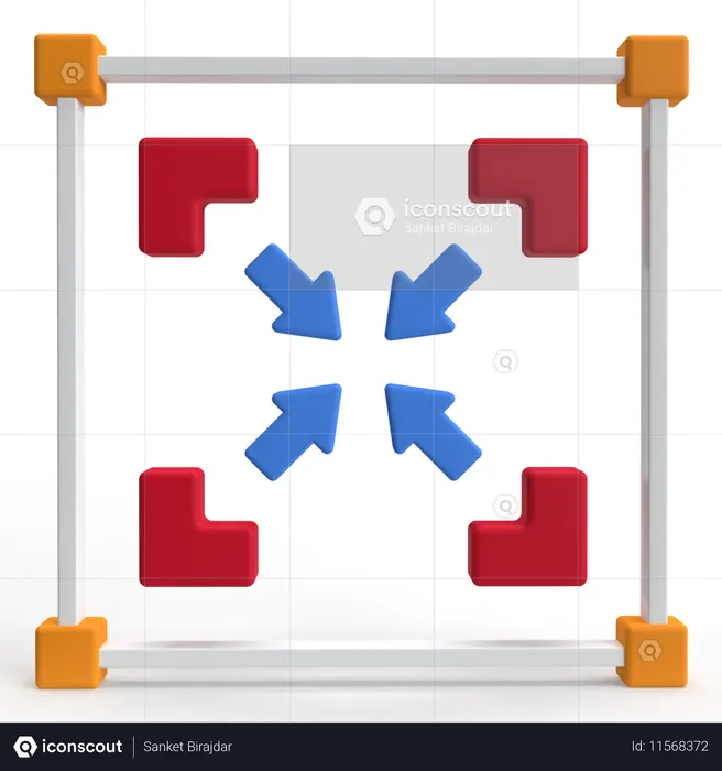 Minimiser  3D Icon