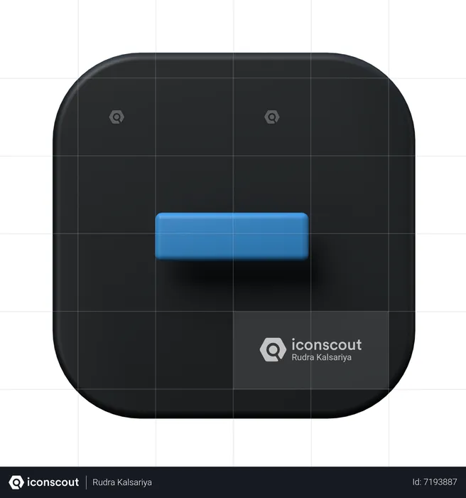 Minimize  3D Icon