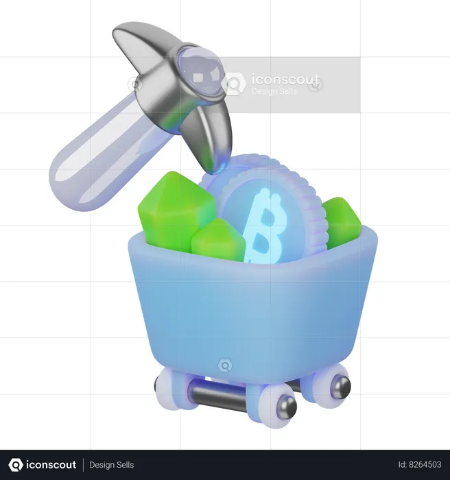 Mining  3D Icon