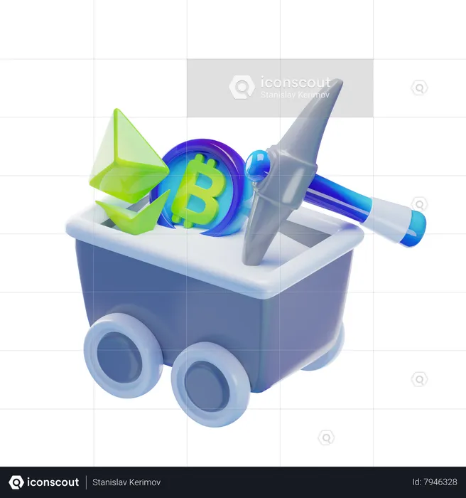 Mining  3D Icon