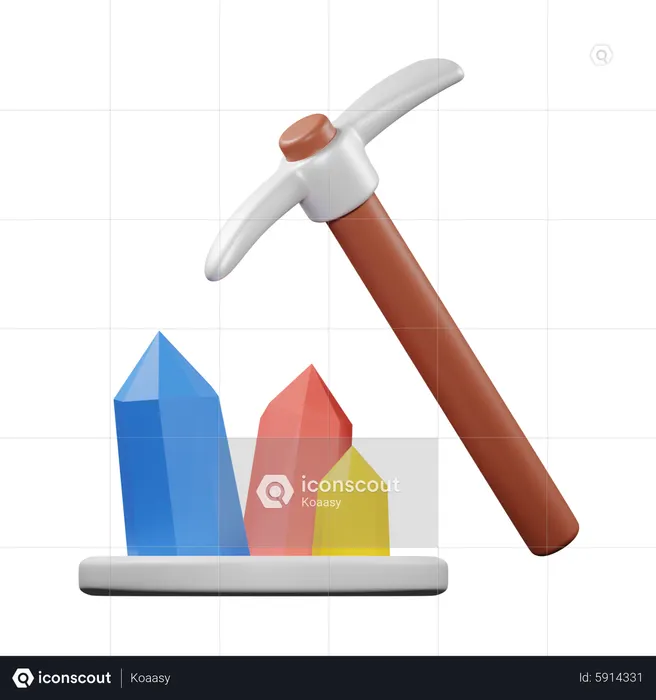Mining  3D Icon