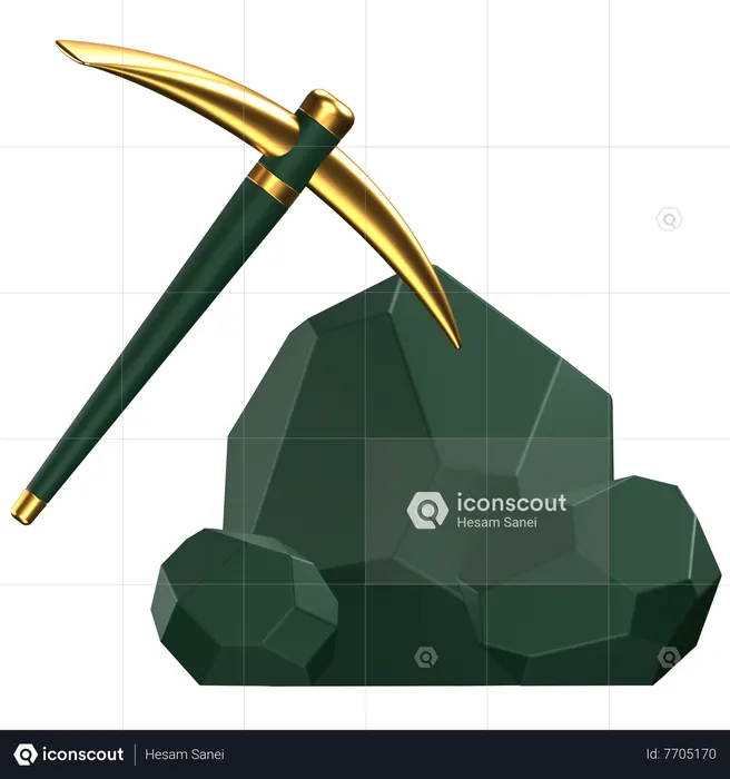 Mining  3D Icon