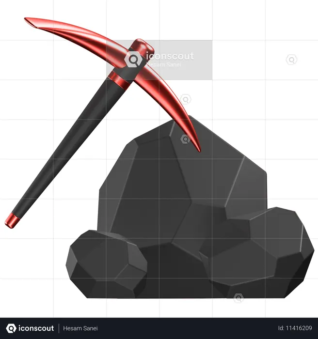 Mining  3D Icon