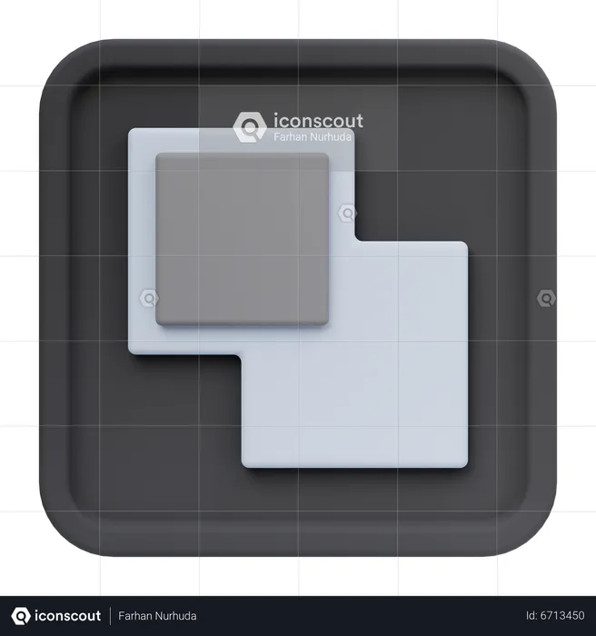 Minus Back Pathfinder  3D Icon