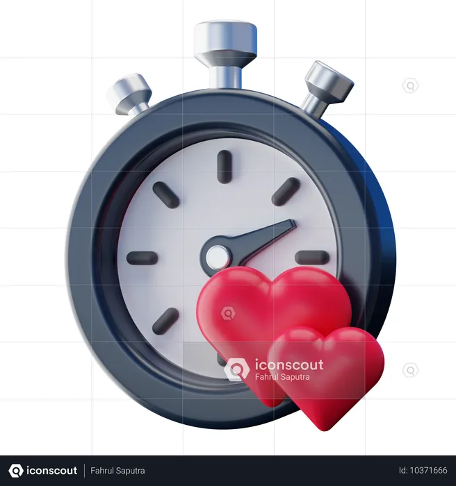 Minuterie d'amour  3D Icon