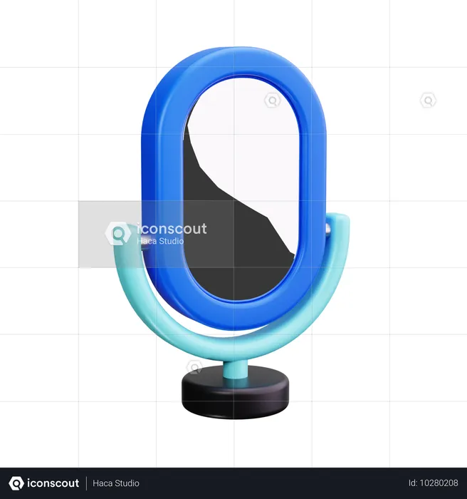 Miroir  3D Icon