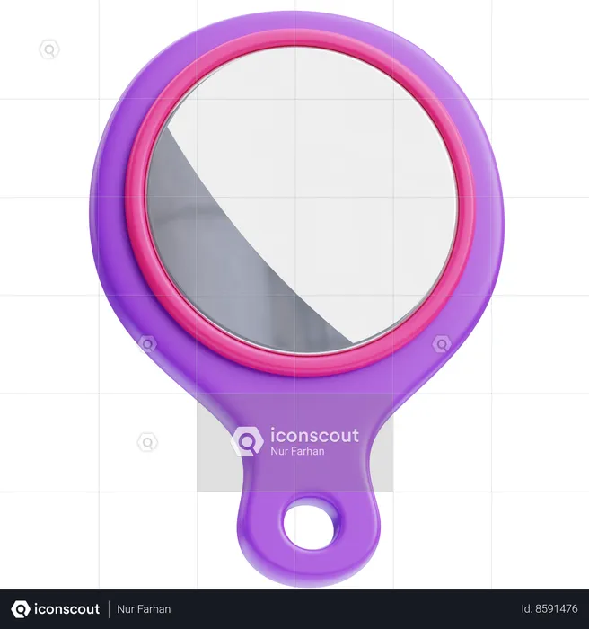 Miroir à main  3D Icon