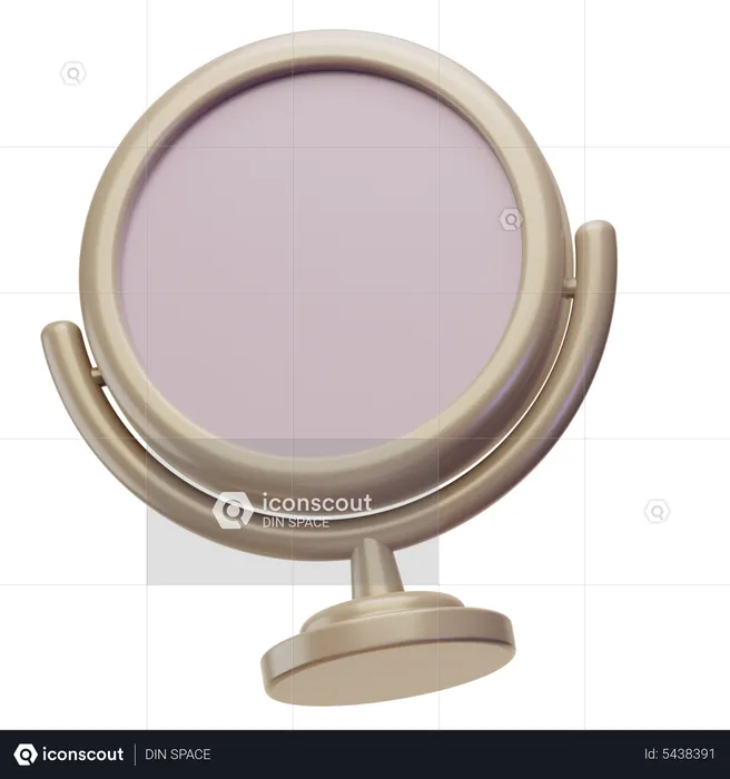 Miroir de toilette  3D Icon