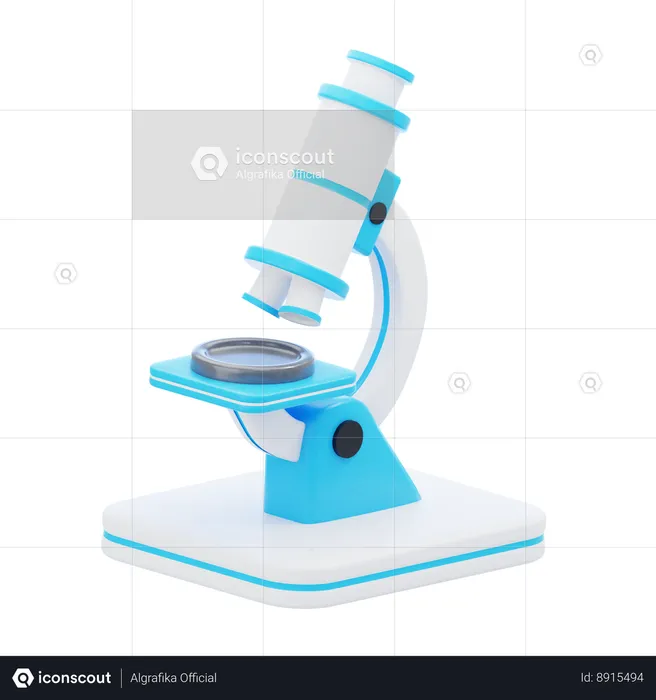 Miscroscope  3D Icon
