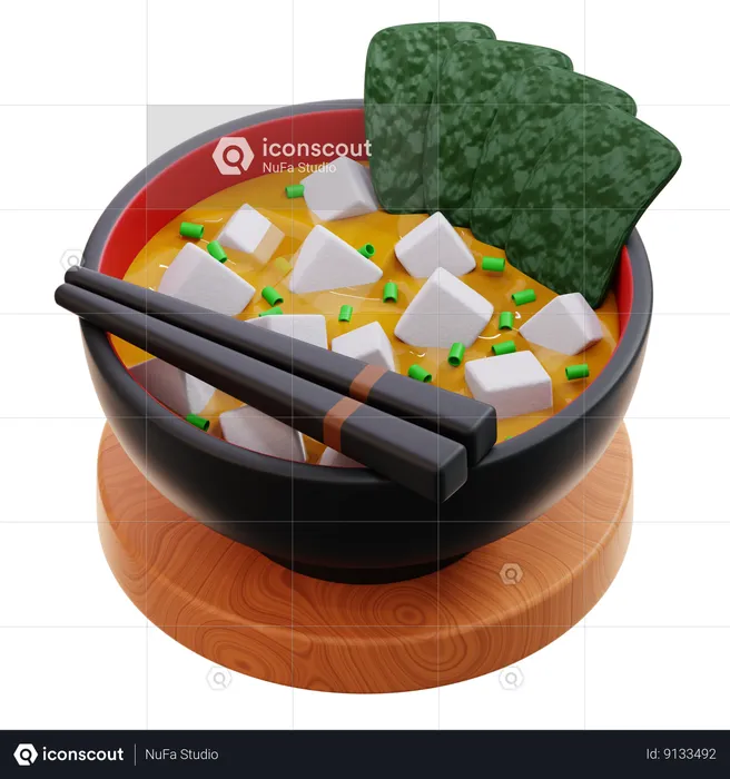 Miso  3D Icon