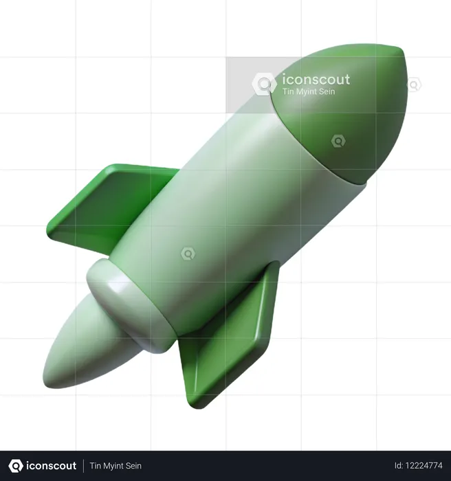 Missile  3D Icon