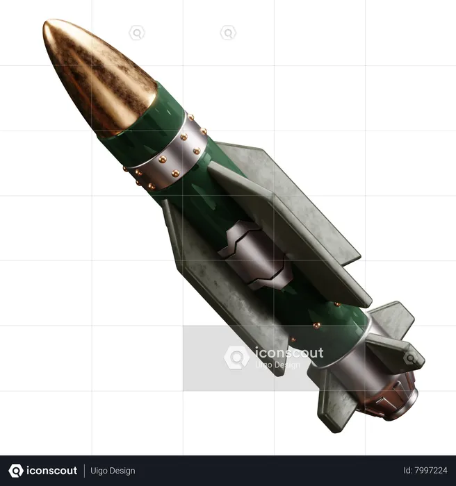 Missile  3D Icon