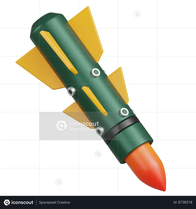 Missile  3D Icon