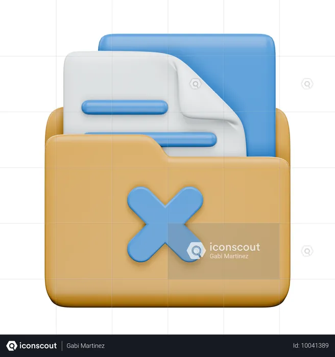 Missing Folder  3D Icon