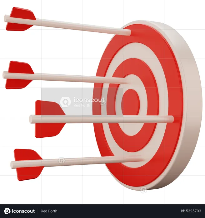 Missing Target  3D Icon
