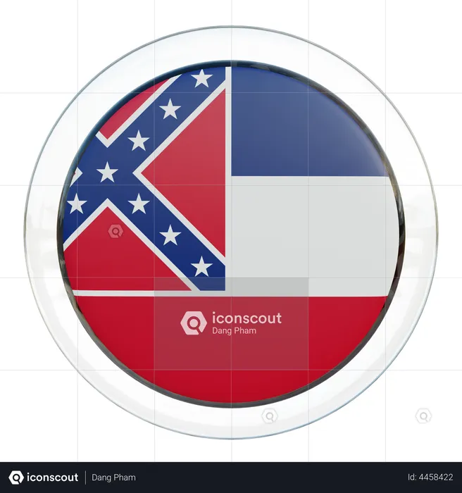 Mississippi Flag Flag 3D Flag