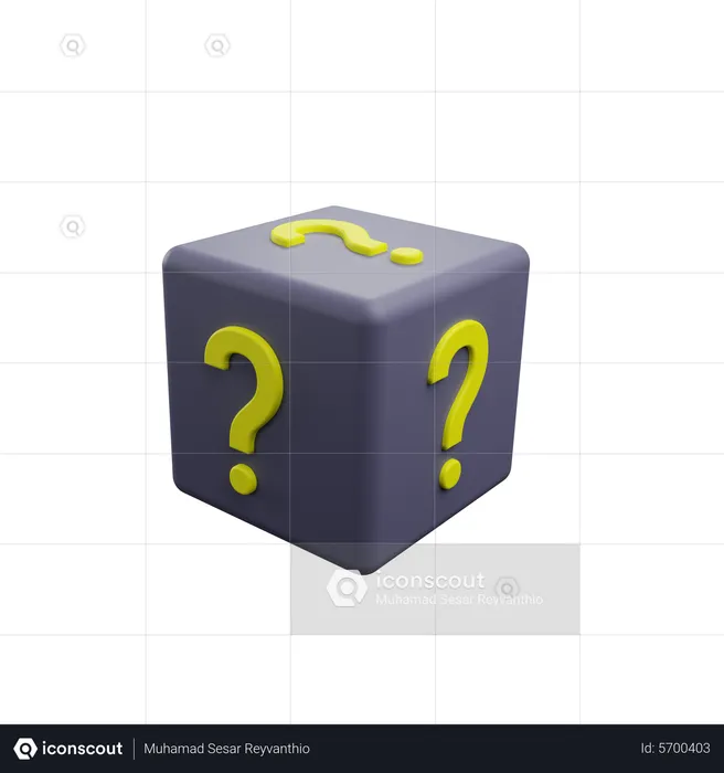 Mistery Box  3D Icon