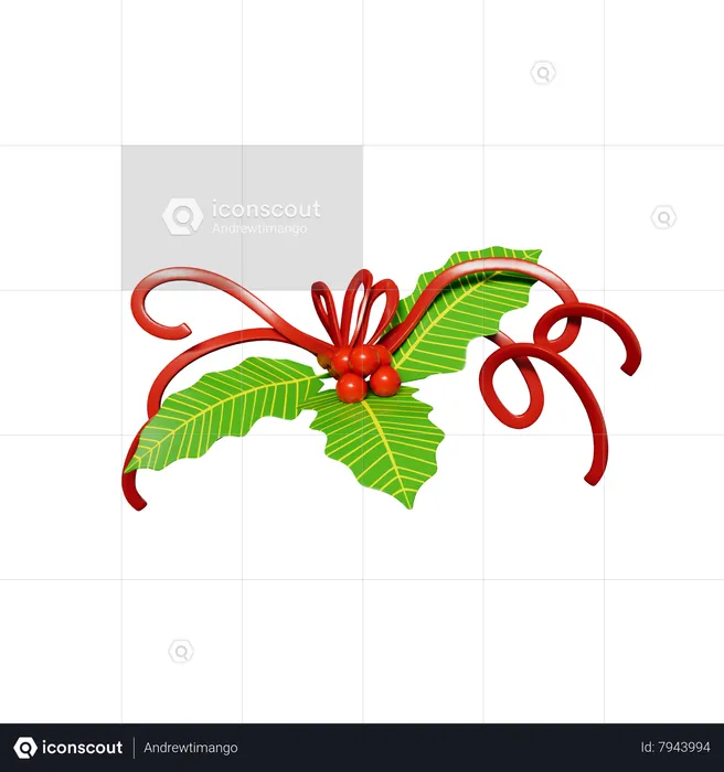 Mistletoe  3D Icon