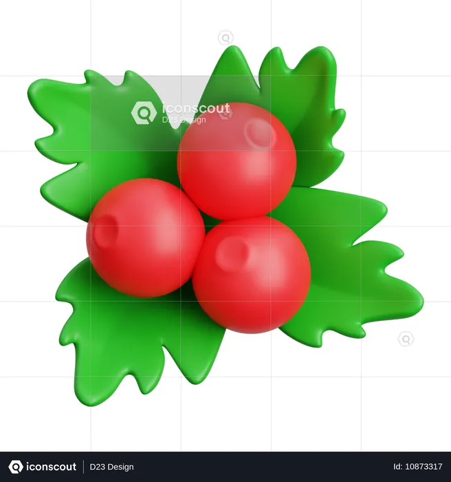 Mistletoe  3D Icon