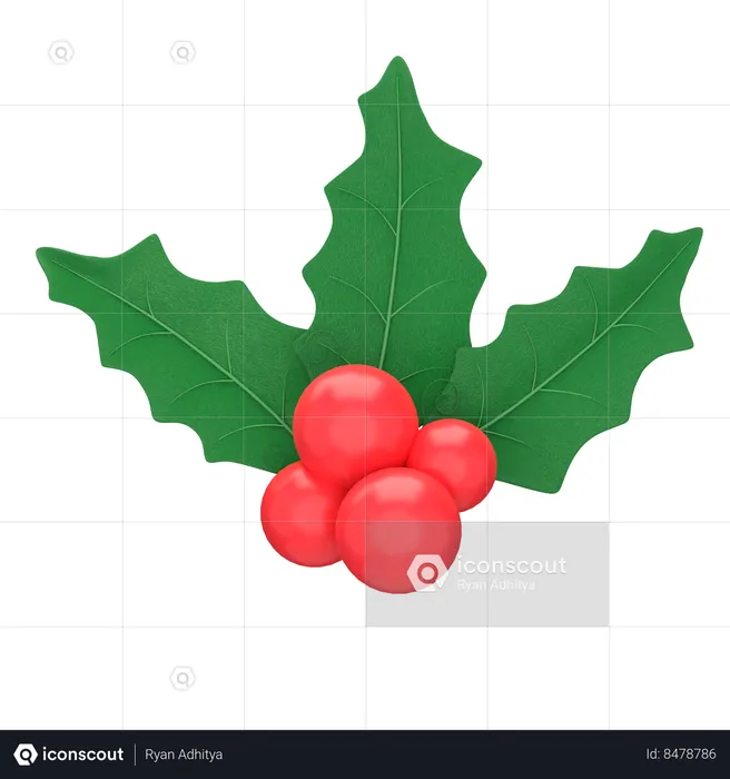 Mistletoe  3D Icon