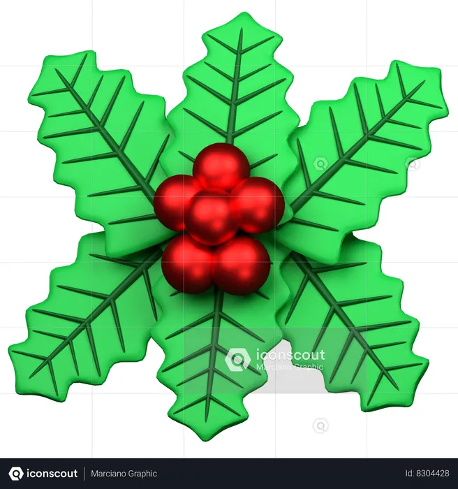 Mistletoe  3D Icon