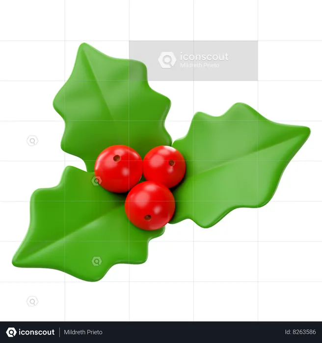 Mistletoe  3D Icon