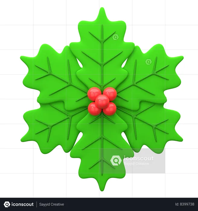 Mistletoe  3D Icon