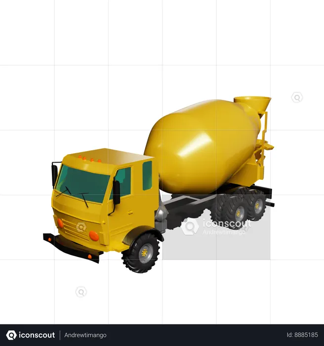 Misturador de cimento  3D Icon